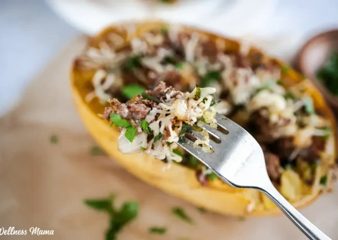 Sausage Stuffed Squash Recipe