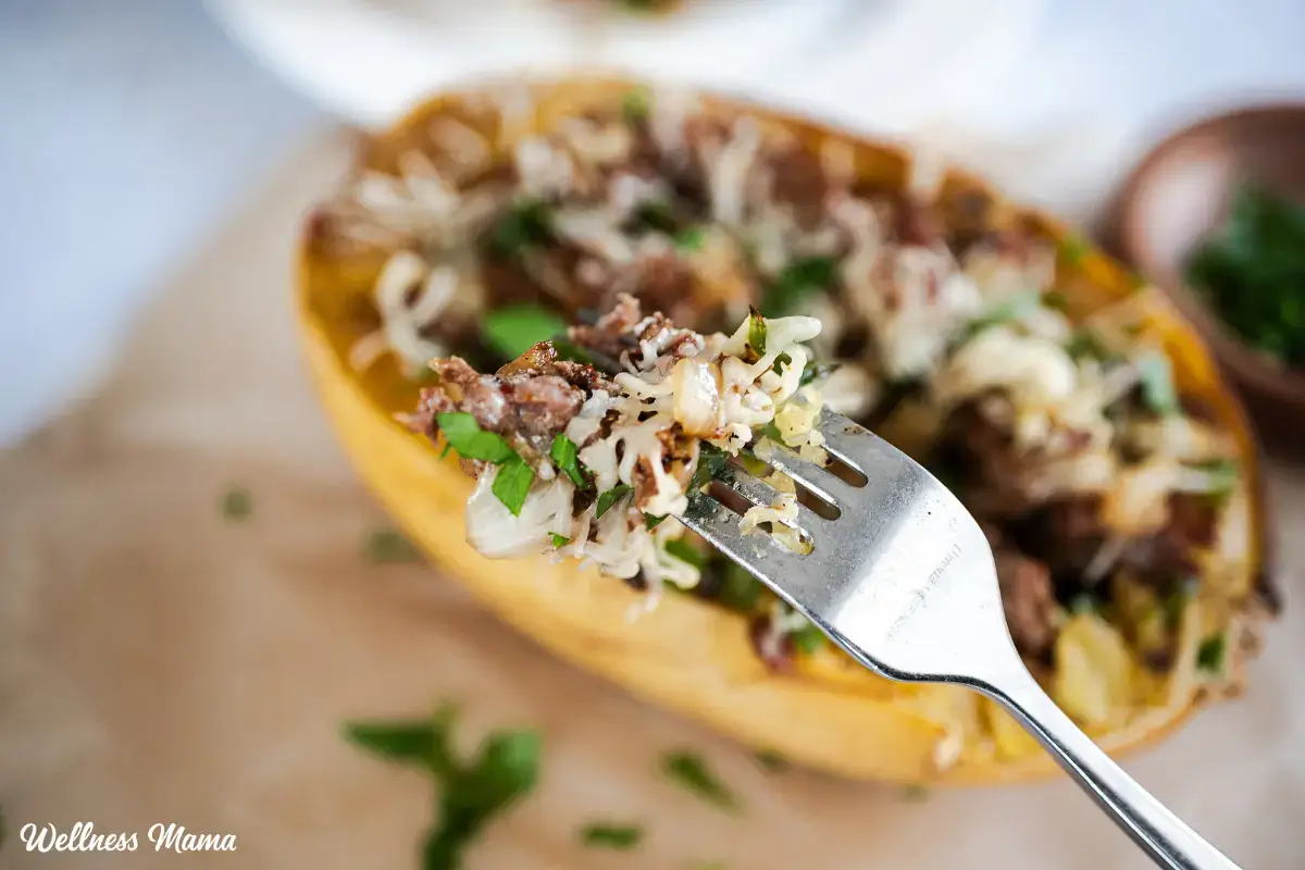 Sausage Stuffed Squash Recipe