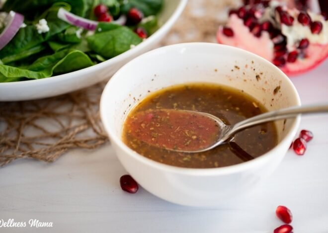 Pomegranate Vinaigrette Dressing Recipe